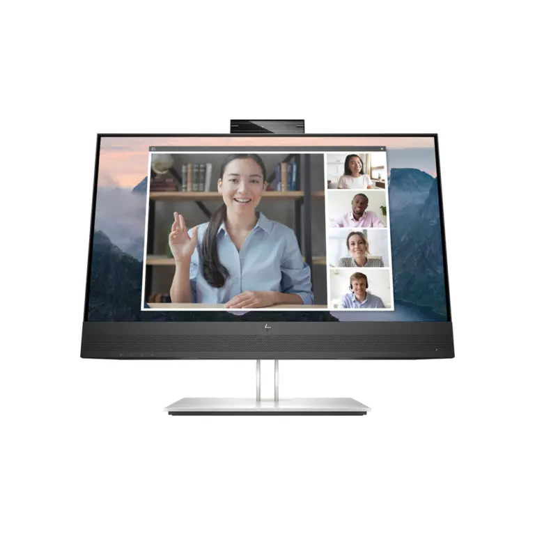 HP E24mv G4 - 23.8" FHD Monitor met webcam en USB-hub